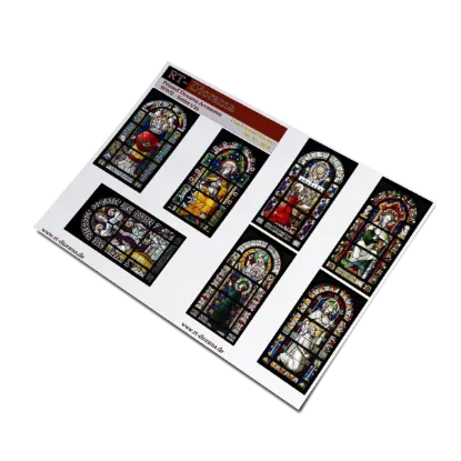 Picture of 1/35 Printed Accesories: Romanic church stained glass windows No.3 - RT Diorama 35736
