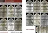 Picture of 1/35 Printed Accesories: Factory glass windows Nr.6 - RT Diorama 35742
