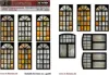 Picture of 1/35 Printed Accesories: Factory glass windows "Factory Yard" - RT Diorama 35759