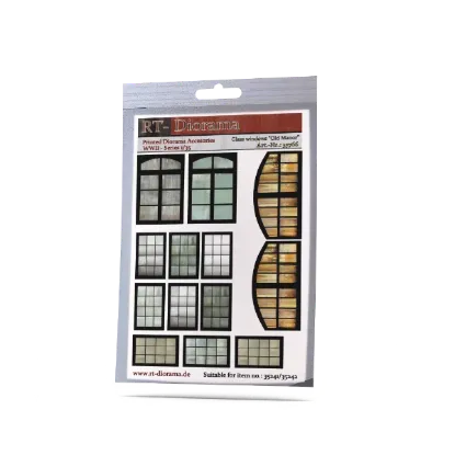 Picture of 1/35 Printed Accesories: Glass windows "Old Manor" - RT Diorama 35766