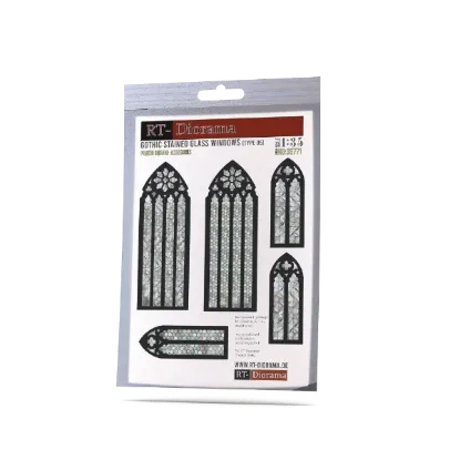 Picture of 1/35 Gothic Stained Glass Windows [Type 05] - RT Diorama 35771