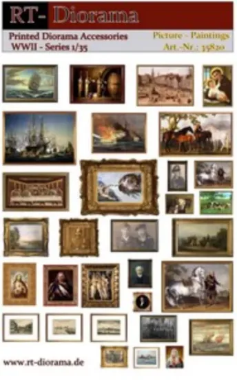 Picture of 1/35 Printed Accesories: Pictures - Paintings - RT Diorama 35820