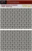 Picture of 1/35 Printed Accesories: Wallpaper Nr.10 Black-White Floral Pattern - RT Diorama 35825