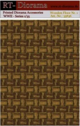 Picture of 1/35 Printed Accesories: Wooden Floor Nr.1 Classic Mosaic Parquet - RT Diorama 35836