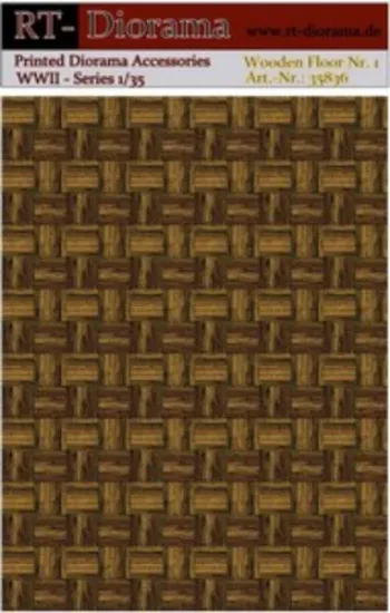 Picture of 1/35 Printed Accesories: Wooden Floor Nr.1 Classic Mosaic Parquet - RT Diorama 35836