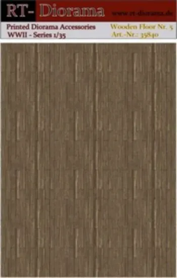 Picture of 1/35 Printed Accesories: Wooden Floor Nr.5 Grey Aged Floorboards - RT Diorama 35840