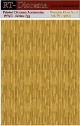 Picture of 1/35 Printed Accesories: Wooden Floor Nr.6 Honey Saloon Parquet - RT Diorama 35841