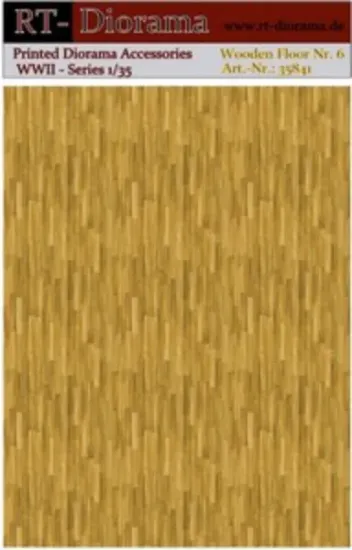 Picture of 1/35 Printed Accesories: Wooden Floor Nr.6 Honey Saloon Parquet - RT Diorama 35841