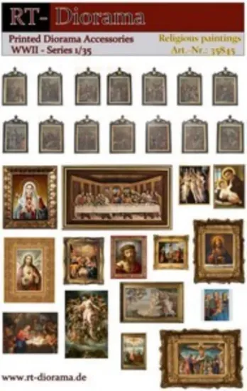 Picture of 1/35 Printed Accesories: Religious Paintings - RT Diorama 35845