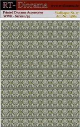 Picture of 1/35 Printed Accesories: Wallpaper Nr.17 Victorian Ornamental Pattern - RT Diorama 35861