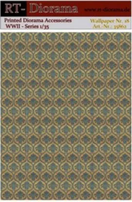 Picture of 1/35 Printed Accesories: Wallpaper Nr.18 Moroccan Trellis Pattern - RT Diorama 35862