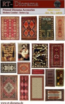 Picture of 1/35 Printed Accesories: "Afghan Carpets" - RT Diorama 35876