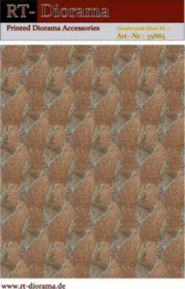 Picture of 1/35 Printed Accesories: Marble Floor Nr.7 Pink Granite - RT Diorama 35885