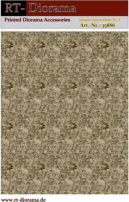 Picture of 1/35 Printed Accesories: Marble Floor Nr.8 Brown Granite - RT Diorama 35886