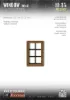 Picture of 1/35 Lasercut: Sprossenfenster Nr.4 (3er Set) - RT Diorama 35907