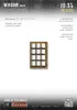 Picture of 1/35 Lasercut: Sprossenfenster Nr.6 (3er Set) - RT Diorama 35909