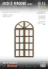 Picture of 1/35 Lasercut: Bogen-Fenster Nr.: 13 - RT Diorama 35930