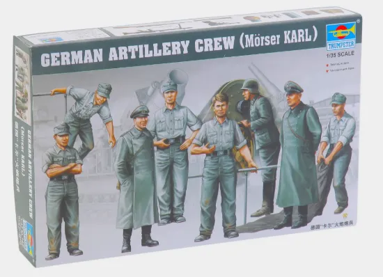 Picture of 1/35 German Artill. Crew Mörser Karl ( 8 Figuren) - TRUMPETER 00409