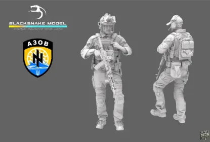 Picture of 1/35 UKRAINE AZOV 35-UKS-03 - BlackSnake 35-UKS-03