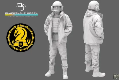 Picture of 1/35 UKRAINE AZOV 35-UKS-07 - BlackSnake 35-UKS-07