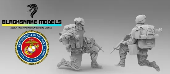 Picture of 1/35 USA IRACK 35-USMC-07 - BlackSnake 35-USMC-07