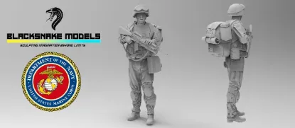Picture of 1/35 USA IRACK 35-USMC-11 - BlackSnake 35-USMC-11