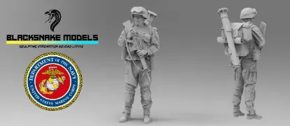 Picture of 1/35 USA IRACK 35-USMC-14 - BlackSnake 35-USMC-14