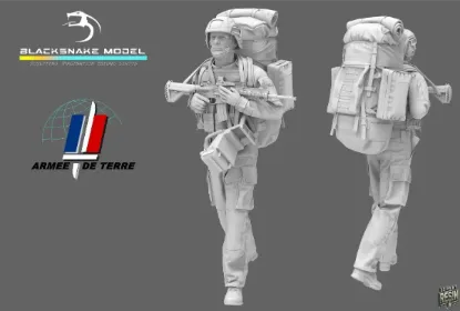Picture of 1/35 FRENCH SOLDIER 8 35-FR-08 - BlackSnake 35-FR-08