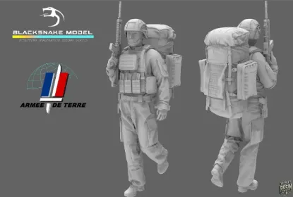 Picture of 1/35 FRENCH SOLDIER 11 35-FR-11 - BlackSnake 35-FR-11
