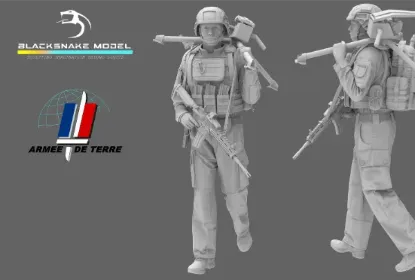 Picture of 1/35 FRENCH SOLDIER 13 35-FR-13 - BlackSnake 35-FR-13