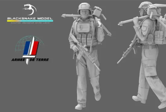 Picture of 1/35 FRENCH SOLDIER 13 35-FR-13 - BlackSnake 35-FR-13