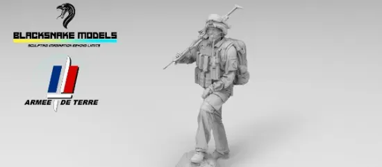 Picture of 1/35 FRENCH SOLDIER 21 35-FR-21 - BlackSnake 35-FR-21