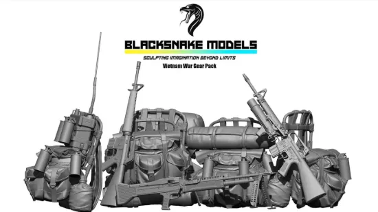 Picture of 1/35 ACCESSOIRES GUERRE DU VIETNAM PACK 35-DS-05 - BlackSnake 35-DS-05
