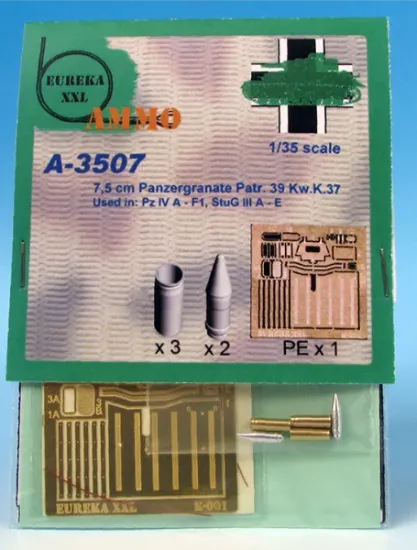 Picture of 1/35 7.5 cm Pzgr. Patr.39 Kw.K.37 L/24  (APCBC) - Eureka XXL A-3507