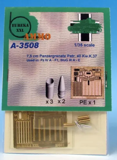 Picture of 1/35 7.5 cm Pzgr. Patr.40 Kw.K.37 L/24  (APCR) - Eureka XXL A-3508