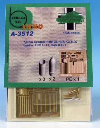 Picture of 1/35 7.5 cm Gr. Patr. 38 Hl/B Kw. K.37 L/24  (HEAT) - Eureka XXL A-3512