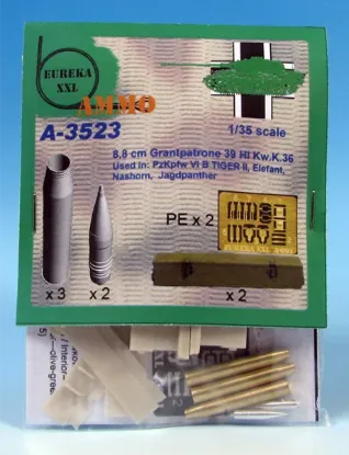 Picture of 1/35 8.8 cm Granatpatrone 39 Hl Kwk 43   (HEAT) - Eureka XXL A-3523