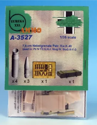 Picture of 1/35 7.5 cm Nebelgranatpatrone Kw.K 40 L/43 and  L/48 (smoke) - Eureka XXL A-3527