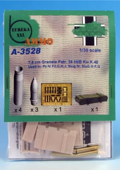 Picture of 1/35 7.5 cm Gr. Patr. 38 Hl/C Kw.K 40 L/43 and  L/48 (HEAT) - Eureka XXL A-3528