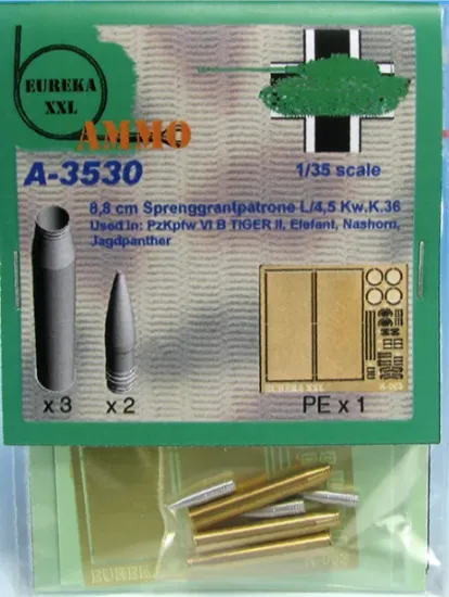 Picture of 1/35 8.8 cm Sprenggranatpatrone L/4.5 Flak 41 (HE) - Eureka XXL A-3530