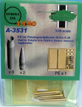 Picture of 1/35 8.8 cm Pnzergranatpatrone  39/43 KwK 43   (APCBC) - Eureka XXL A-3531
