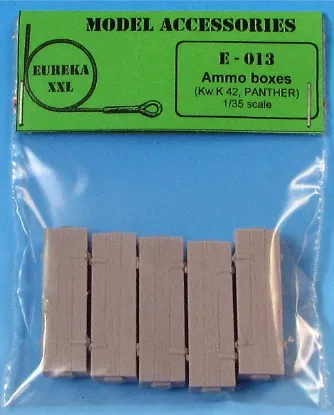 Picture of 1/35 Wooden ammo boxes for 7.5 cm Kw.K.42  (Panzer V Panther) - Eureka XXL E-013