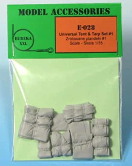 Picture of 1/35 Universal Tent & Tarp Set #1(any country, any era) in 1/35 scale - Eureka XXL E-028