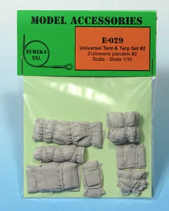Picture of 1/35 Universal Tent & Tarp Set #2(any country, any era) in 1/35 scale - Eureka XXL E-029