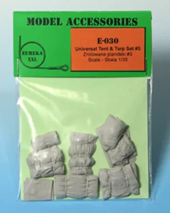 Picture of 1/35 Universal Tent & Tarp Set #3(any country, any era) in 1/35 scale - Eureka XXL E-030