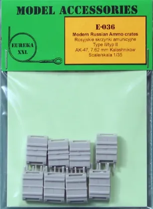 Picture of 1/35 Modern Russian Ammo Crates Type II for 7,62mm Ammo (for AK-47 Kalashnikov) - Eureka XXL E-036