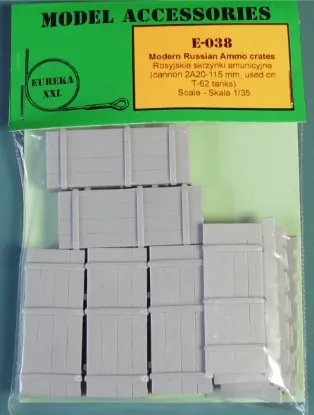 Picture of 1/35 Modern Russian Ammo Crates (for 115mm 2A20 Gun used on T-62 tanks)  - Eureka XXL E-038