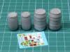 Picture of 1/35 Plastic chemical storage drums Set#1 - Eureka XXL E-039