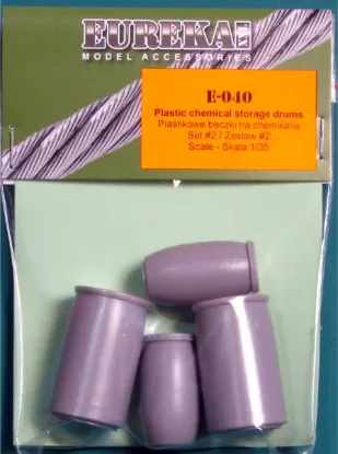 Picture of 1/35 Plastic chemical storage drums Set#2 - Eureka XXL E-040