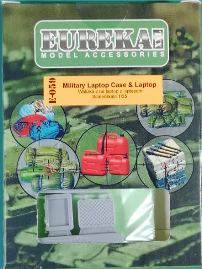 Picture of 1/35 Military laptop Pelican case & Laptop in 1/35 scale - Eureka XXL E-059